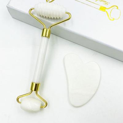 China Opal Sha F06 3D Facial Opal Guasha Massager Ceramic Handheld Gua Sha Cryo de gua Face Massager Device Jade Roller Cosmetics for sale