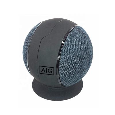 China Mini 2020 innovative products for high-end shape stereo fabric import TWS ball wireless bluetooth speaker for sale