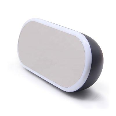 China Mini Hot Selling New Mini Time Alarm Portable High Quality BT Multifunctional Wireless Speaker with FM Radio and Mirror for sale