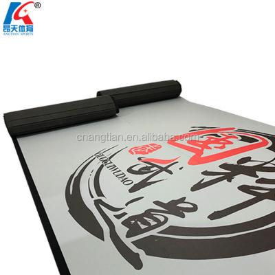 China Vinyl is laminated polyethylene foam tocross-linked OEM factory selling soft vinyl sports floor judo used wrestling mats for roll-out bjj jiu-jitsu for sale