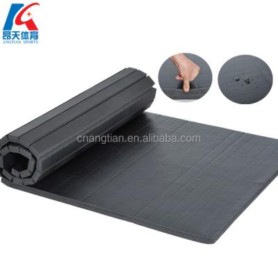 China Vinyl is factory tocross-bonded laminated polyethylene foam seamless bond high density roll-out BJJ wrestling tatami mats for sale for sale