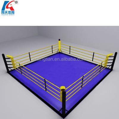 China Muttahida Majlis-e-Amal professional thai muay ring 4m angtian-sports china world high quality floor ring thai muay 4m for sale