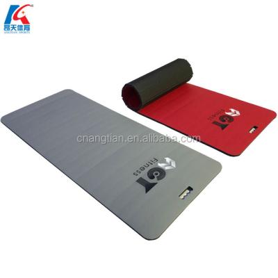 China Factory Sale Leather Waterproof Martial Arts Plank Pilates Gym Fighting Exercise Roll Up Printed Fitness Mat Roll Yoga Mat for sale