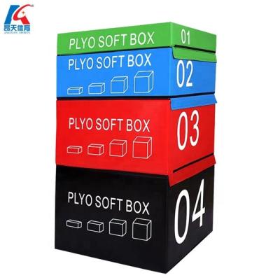 China Factory factory colorful angtian plyo gym foam box fitness soft box jumps Plyo jump box for sale for sale