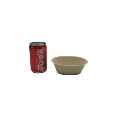 China Bamboo Disposable Anti Leak Oil Bamboo Tableware Natural Pulp Pulp Food Bowl for sale