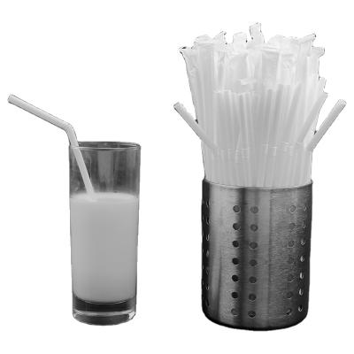 China PLA Other White Foldable PLA Drinking Straw Biodegradable Packaging for sale