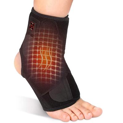 China MIG Newest Arrival Convenient/Comfortable Adjustable Breathable Electric Heated Ankle Brace for Arthritis and Ankle Sprain for sale