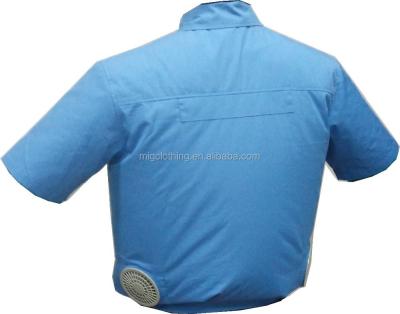 China Cooling air conditioned coat with air conditioning system for sale