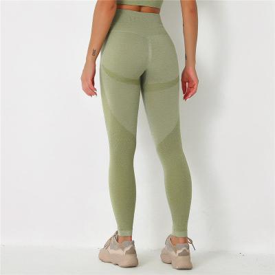 China Fashion High Waist Fashion Yoga Gym Sportswear Tiktok Booty Breathable High Skinny Lean Yoga Gaiters For Women for sale