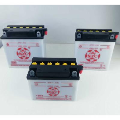 China Factory 125CC Good Price High Performance 12V 12V4Ah Dismountable , 12N5Ah , 12V9Ah Motorcycle Battery for sale