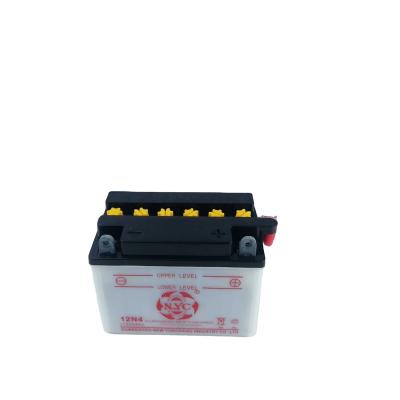 China Good Price Factory 110CC-120cc Motorcycle 12V4Ah Removable High Performance 12V Acid Battery for sale