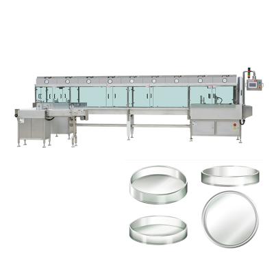 China Diagnostic And Pharmaceutical Multi-Lane Filling Petri Dish System Culture Media Filling Machine for sale