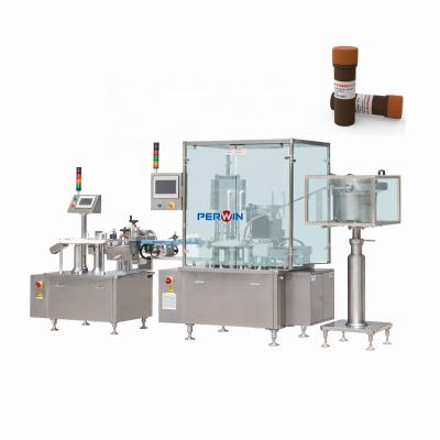 China IVD Filling Machine Liquid Bottle Filling Machine Using Rotary 8ml PLC for sale