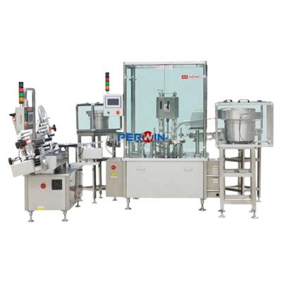 China IVD 2 Spout Bottle Filling Machine 1ml Filling Machine For Stripping Pad for sale