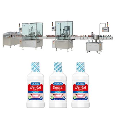 China Hand Sanitizer Alcohol Gel Bottle Filling Machine Liquid Production Chemical Packing Line for sale