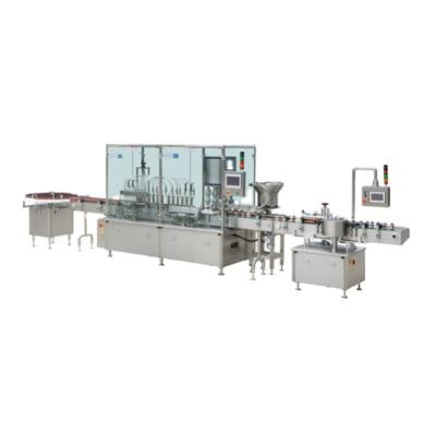 China 2020 Pharmaceutical Trending Products PERWIN Sus316l Oral Suspension Automatic Liquid Filling Machines / Piston Ceramic Cylinder 100~120 BPM for sale