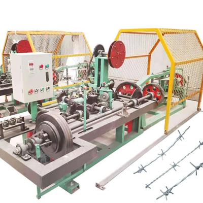 China HBFL China Hotels Normal And Reverse Twist Barbed Wire Making Machine for sale