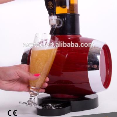 China Beer Party Beer Dispenser Outdoor Beer Keg With Ice Tube 3L Beverage Dispenser Beer Tower for sale