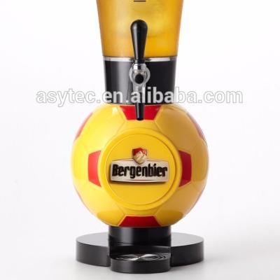 China Club Beer Dispenser Sports Beer Tower With Cooling Plastic Drink Dispenser With Tube for sale