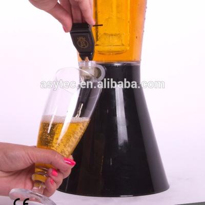 China Beer Party Beer Dispenser Light and Classic Beer Compact Tower Drink Dispenser for sale