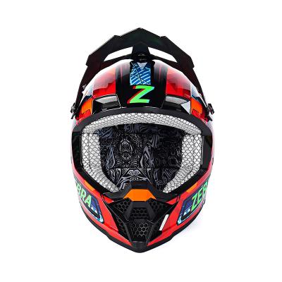 China Wholesale High Quality Max Adjustable Children's Motorcross Helmet Dirt Bike Helmets For Motocross Motorcycle Offroad Helmets for sale