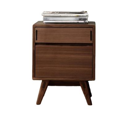 China 2021 Modern New Design With Drawer Storage Wooden Modern Bedside Table for sale