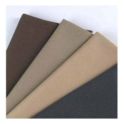 China Memory Heavyweight 205gsm Brushed Special 100% Polyester Twill Fabric For Coat Jacket Crisp Garment for sale