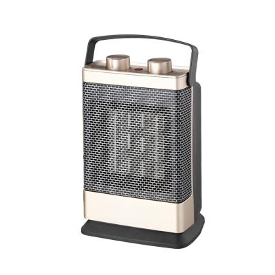 China Outdoor Competitive Price Small Electric Portable Home Ceramic Air Fan PTC Heater With Remote Control for sale