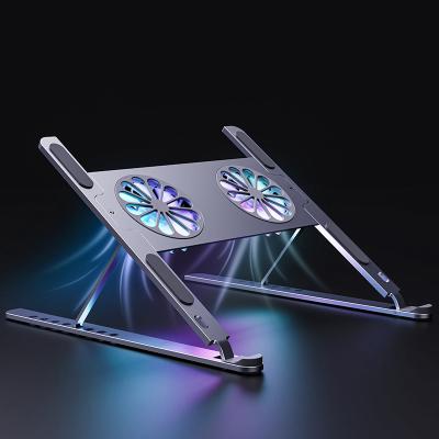 China Boneruy Adjustable Detachable Adjustable Foldable Aluminum Laptop Cooling Stand (Size) Desktop for sale