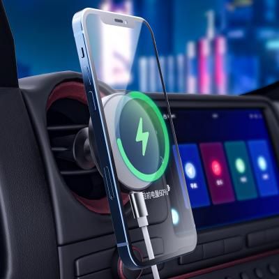 China Magnetic car flexible wireless charging holder for smart phone for sale