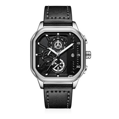 China NEKTOM day/date square watch for men quartz wrist watch alloy case wholesale custom logo fashion watch luxury quality 3a for sale