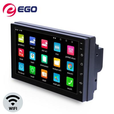 China Hot Selling Cheap GPS 2022 Touch Screen Car DVD Player Double DIN Multimedia Android Car DVD Player for sale