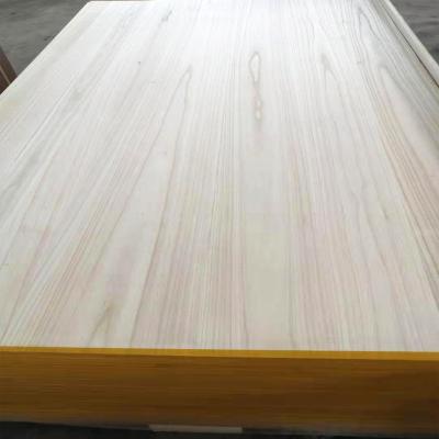 China Eco - Friendly Furniture Panel Paulownia Wood Edge Bonded Solid Wood Panels for sale