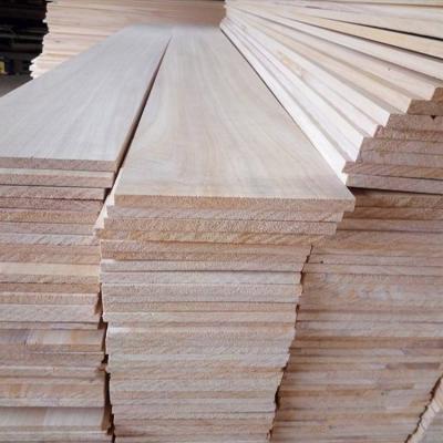 China Kiri Wood Edge Glued Panels stable and strong for furniture, construction and decoration for sale