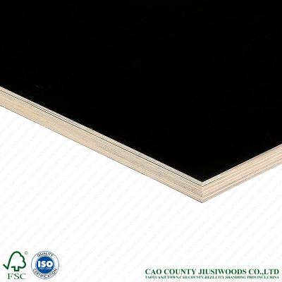 China Building Construction Poplar Pine Paulownia Birch Cored 9 Layers 13 Layers Wood Veneers Black Film Faced Plywood for sale