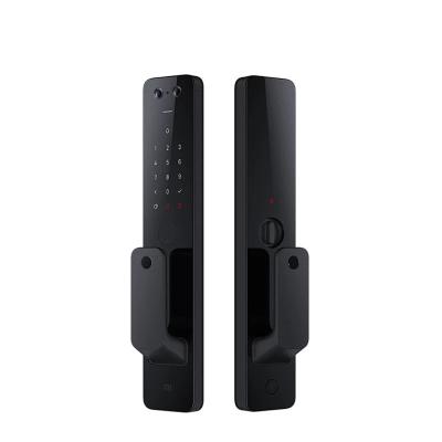 China Zinc Alloy Video 2way Homekit Xiaomi Pro WIFI Remote Audio Full Automatic Smart Door Lock With Camera for sale