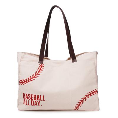 China NATIONAL Baseball Sports Monogram Tote Bag Women Large Capacity Shoulder Handbags DMA71477 for sale