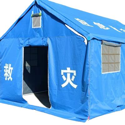 China Outdoor Tube Type Tent Stake Relief Tent Shelters, Inflatable Natural Disaster Relief Refugee Tents Waterproof Military Medical Temporary for sale