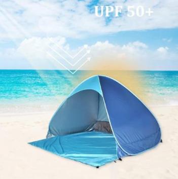 China Extended Type Easy Up Instant Automatic Pop Dome Parasol Beach Tent Umbrella Shade And Shelter UV Protection for sale