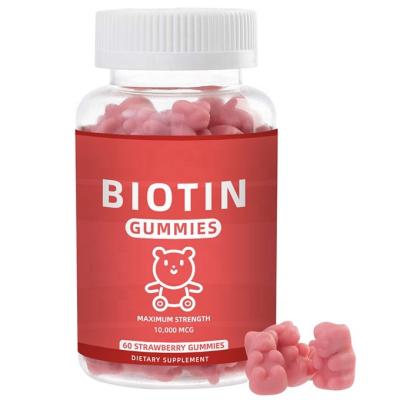 China Immunity increases & Prevention and treatment of hair growth. Vitamin Supplements Biotin Gummy Bear Vegan Candy Gummies For Healthy Hair Nail Growth Strong Skin for sale