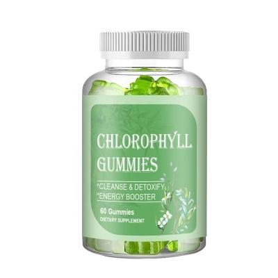 China Clean & Detox Energy Booster Wholesale Amazon Hot Selling Chlorophyll Gummies Cleanse and Detoxify Gummy Energy Booster Organic Liquid Chlorophyll for sale