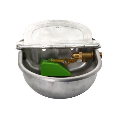 China High Flow Rate Cattle Water Bowls Adjustable Brass Float Valve 304 Stainless Steel for sale