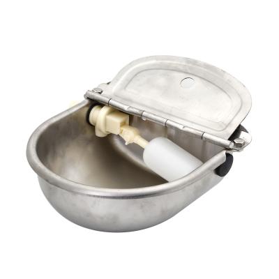 China 304 Stainless Steel High Flow Rate Cattle Water Bowls Adjustable Plastic Float Valve for sale