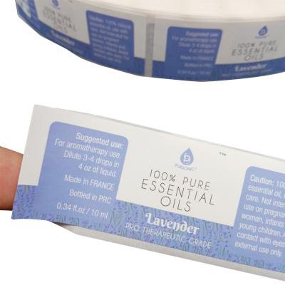 China Color transparentPVCSelf-adhesive waterproof label sticker bronzing waterproof label food stickersLOGODesign for sale