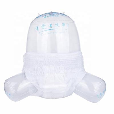 China 3D Printed Leak Prevention Sleeve A Grade Disposable Adult Pants Diapers With Fast Absorption for sale