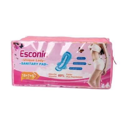 China Ladies Super Absorbent Disposable Sanitary Napkin , Ultrathin Soft Breathable Sanitary Pads for sale