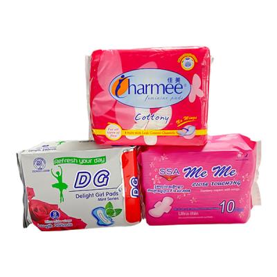 China Breathable Lady Pad Disposable Ultrathin Cotton Sanitary Napkin for sale