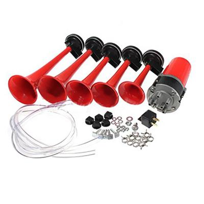 China Hazzard DIXIE Melody 5 Trumpets Plastic Super Loud 12V Dukes Air Horn For Car Boat for sale