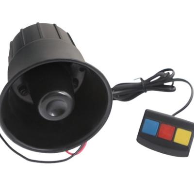 China 30W SIREN 3 Tone ABS Plastic Horn Speaker with Button, Motorcycle Alarm Siren Horn for sale