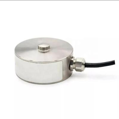 China Micro Load Cell 1000kg Customized Pressure Sensor Force Transducer Button Load Cell zu verkaufen